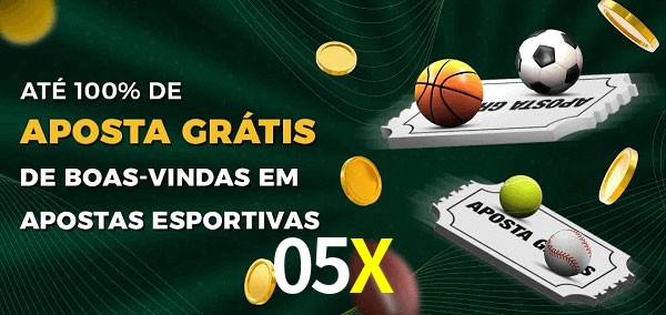 05X Ate 100% de Aposta Gratis
