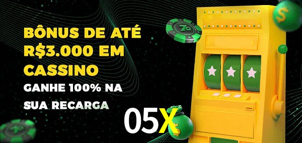 05X melhor bônus de depósito